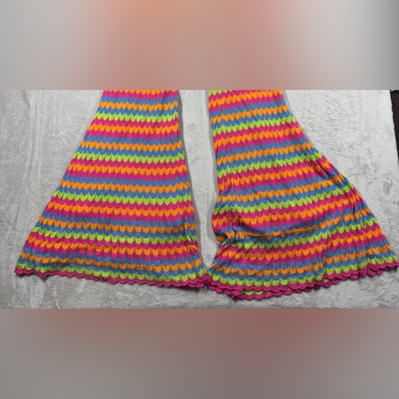 Show Me Your Mumu Susie Flare Leg Pants in Paradise Island Hippie Knit Size XS - Picture 5 of 16